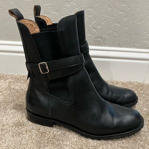 Black booties. Size 9. Jack Rogers. Slip on. Excellent condition. Worn once.
